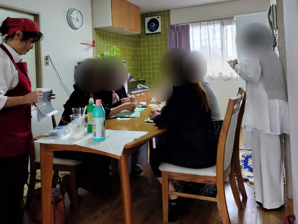 利久庵の2階での講座
